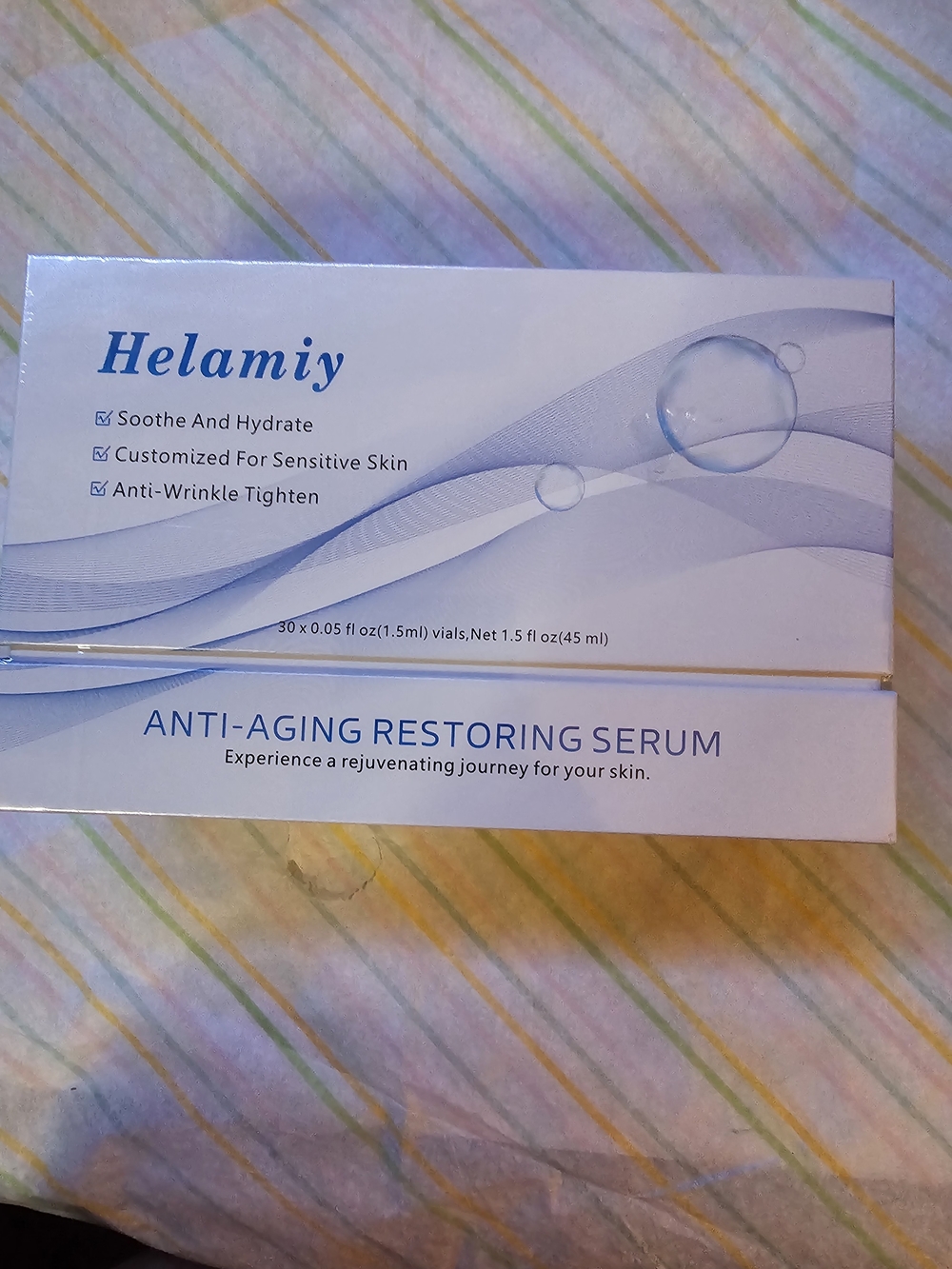 Anti-Aging Restoring Serum – Hydrating Blue-White Formula